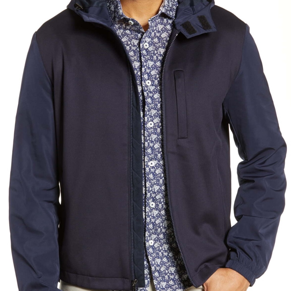 NWOT Bugatchi Hooded Jacket
